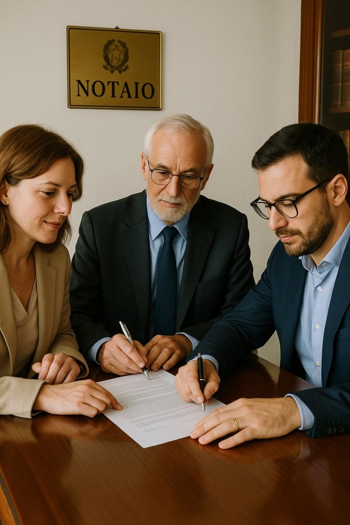notary in milan signing deal